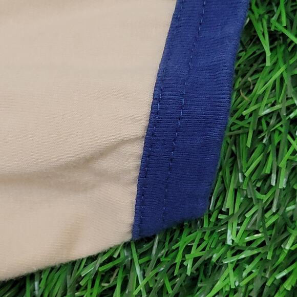 Disney Donald Duck Ringer Shirt XL 24x27 Beige Blue - Picture 12 of 15